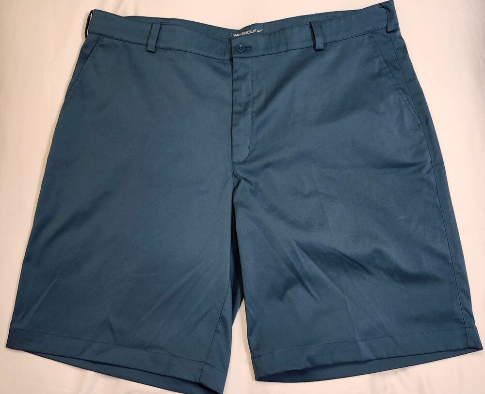 Nike Golf Tour Performance Dri Fit Shorts Men’s Size 40 Turquoise Blue Comfort